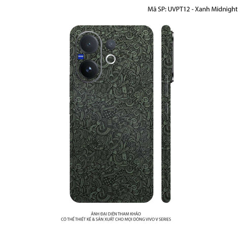 Dán Skin Vivo V60 Series Vân Nổi Pattern Cartoon | UVPT12