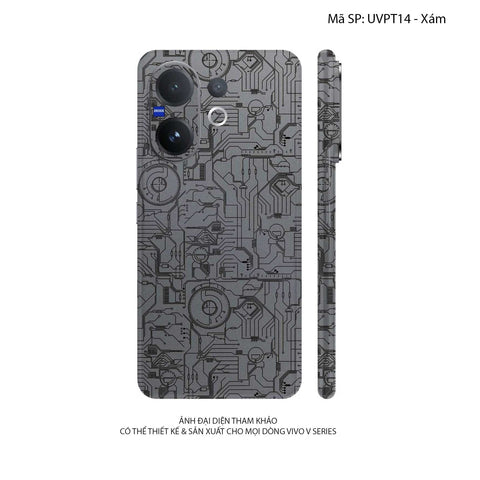 Dán Skin Vivo V60 Series Vân Nổi Vi Mạch 2023 | UVPT14