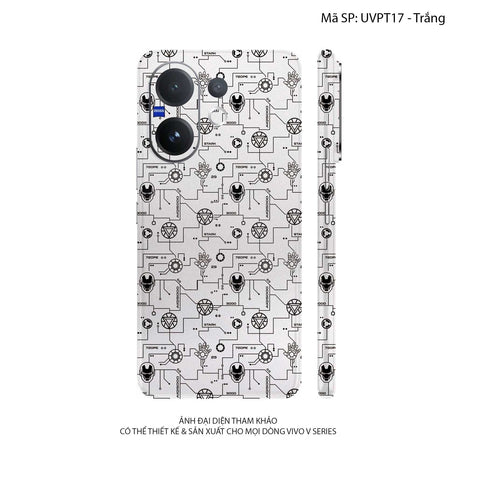Dán Skin Vivo V60 Series Vân Nổi Iron Man | UVPT17