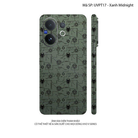 Dán Skin Vivo V60 Series Vân Nổi Iron Man | UVPT17