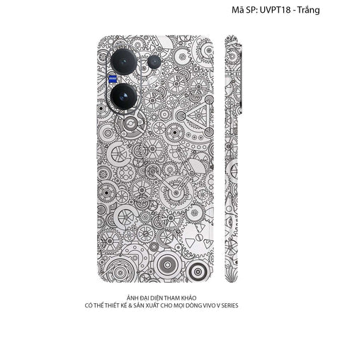 Dán Skin Vivo V60 Series Vân Nổi Động Cơ | UVPT18