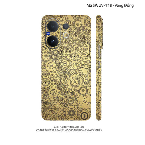 Dán Skin Vivo V60 Series Vân Nổi Động Cơ | UVPT18