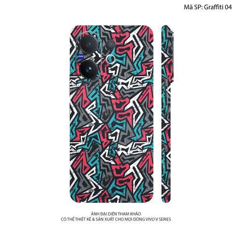 Dán Skin Vivo V60 Series Vân Nổi Graffiti | UVPT20
