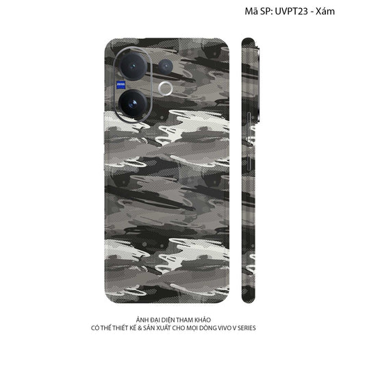 Dán Skin Vivo V60 Series Vân Nổi Camo SEAMLESS | UVPT23