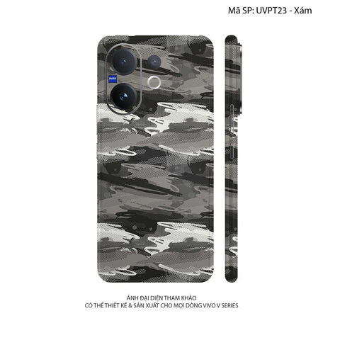 Dán Skin Vivo V60 Series Vân Nổi Camo SEAMLESS | UVPT23
