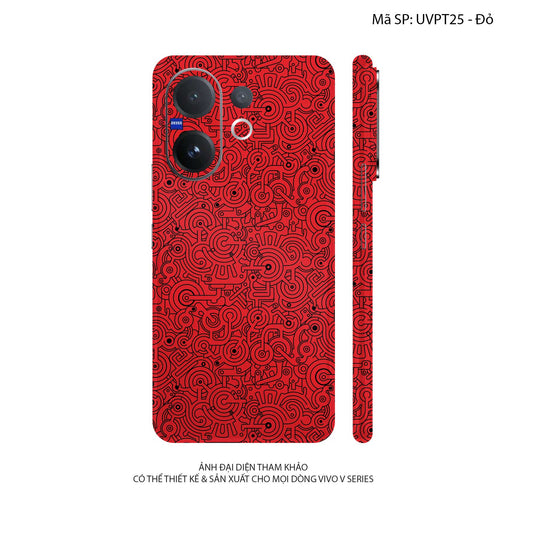 Dán Skin Vivo V60 Series Vân Nổi Pattern Machine | UVPT25