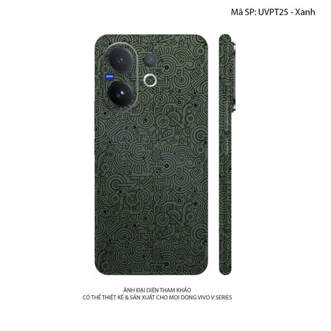 Dán Skin Vivo V60 Series Vân Nổi Pattern Machine | UVPT25