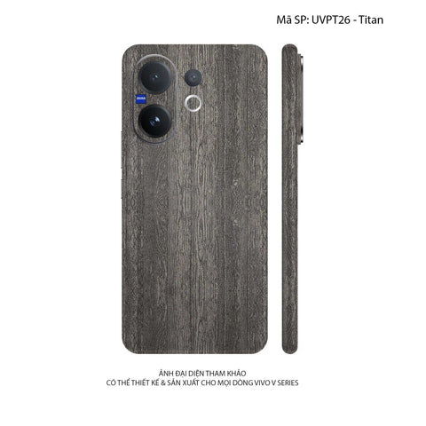 Dán Skin Vivo V60 Series Vân Nổi Pattern WOOD | UVPT26