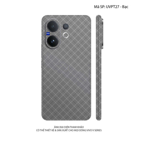 Dán Skin VivoV60 Series Vân Nổi Pattern BB | UVPT27