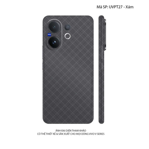 Dán Skin VivoV60 Series Vân Nổi Pattern BB | UVPT27