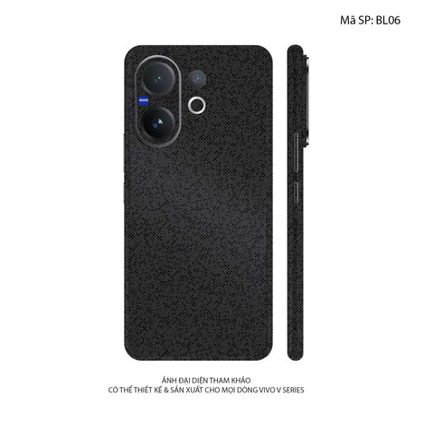 Dán Skin Vivo V60 Series Vân Nổi Pattern Black | UVPT28