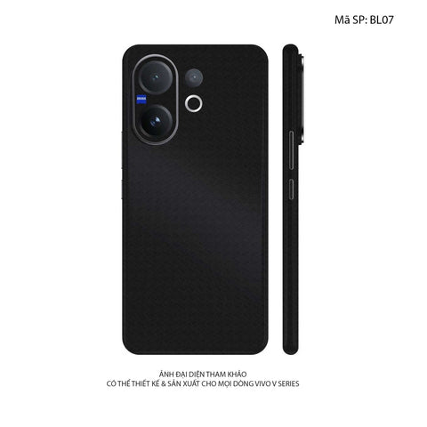 Dán Skin Vivo V60 Series Vân Nổi Pattern Black | UVPT28