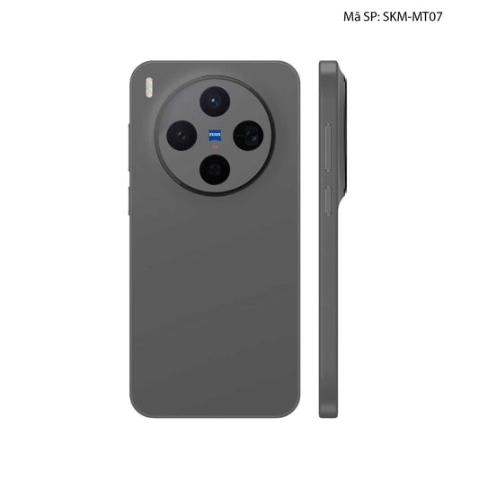 Dán Skin Vivo X300 Series Đổi Màu Xám Metallic | SKM-MT07