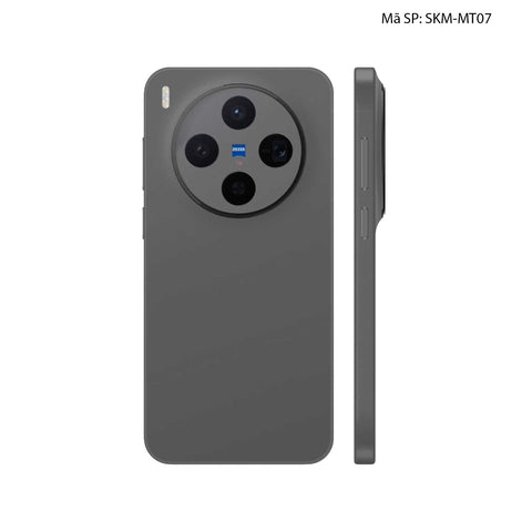 Dán Skin Vivo X300 Series Đổi Màu Xám Metallic | SKM-MT07