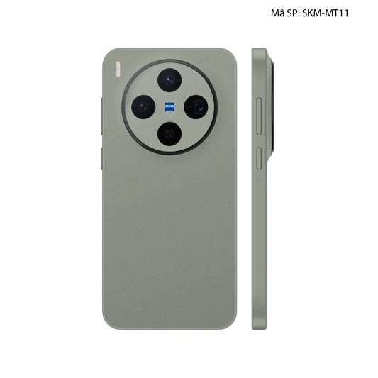 Dán Skin Vivo X300 Series Đổi Màu Xanh Rêu Xám | SKM-MT11