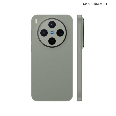 Dán Skin Vivo X300 Series Đổi Màu Xanh Rêu Xám | SKM-MT11