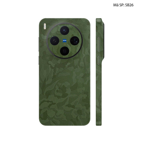Dán Skin Vivo X300 Series Vân Camo Xanh | SB26