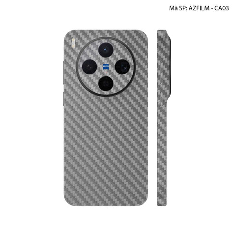 Dán Skin Vivo X300 Series Vân Carbon Xám | AZFIM-CA03