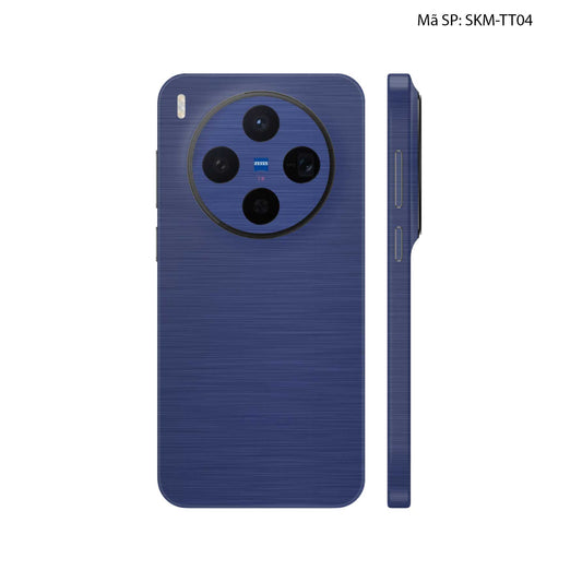 Dán Skin Vivo X300 Series Vân Xước Titan Xanh Navy | SKM-TT04