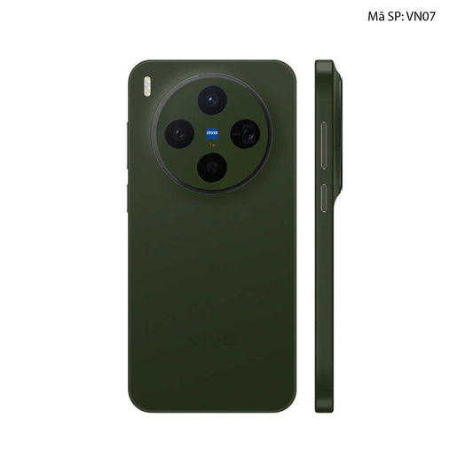 Dán Skin Vivo X300 Series Đổi Màu Xanh Quân Đội | VN07