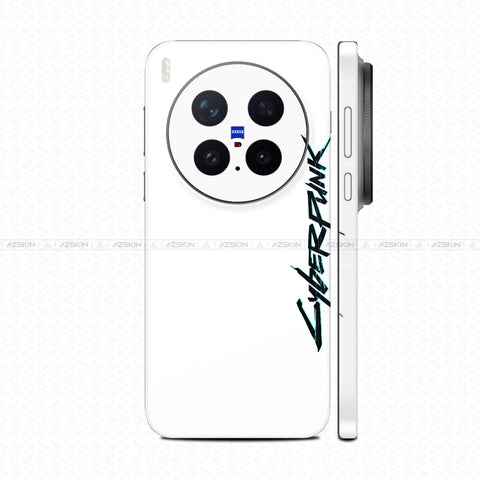Dán Skin Vivo X300 Series In Hình Cyberpunk Trắng Đen 04