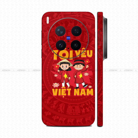Dán Skin Vivo X200 Series In Hình Tôi Yêu Việt Nam