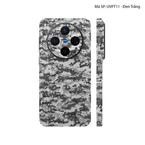 Dán Skin Vivo X300 Series Vân Nổi Camo Digital | UVPT11