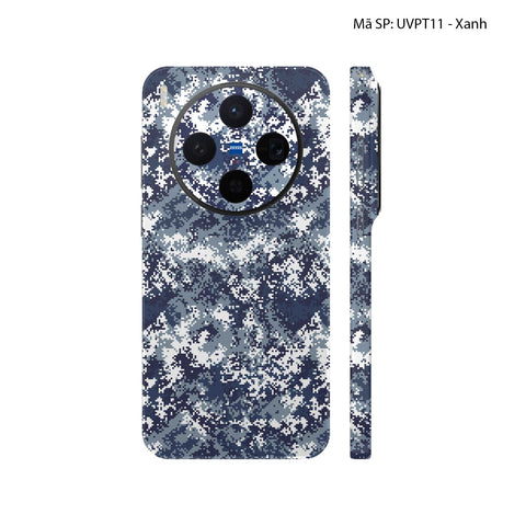 Dán Skin Vivo X300 Series Vân Nổi Camo Digital | UVPT11
