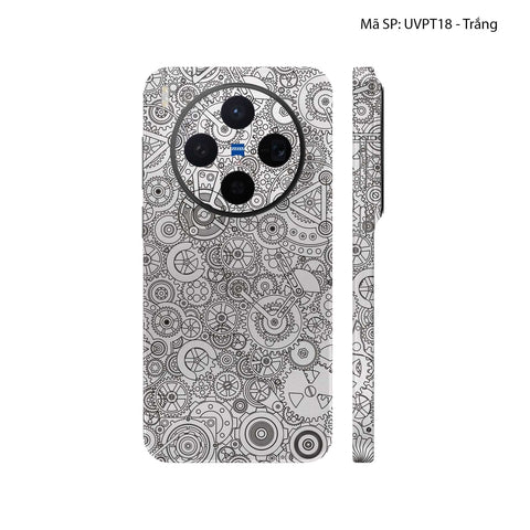 Dán Skin Vivo X300 Series Vân Nổi Động Cơ | UVPT18