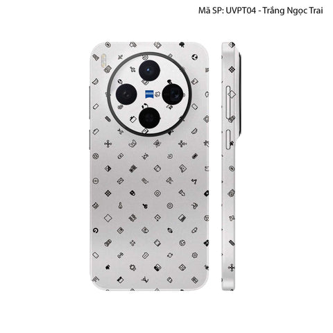Dán Skin Vivo X300 Series Vân Nổi ICON | UVPT04