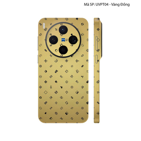 Dán Skin Vivo X300 Series Vân Nổi ICON | UVPT04