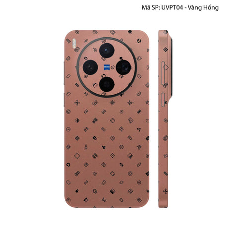Dán Skin Vivo X300 Series Vân Nổi ICON | UVPT04
