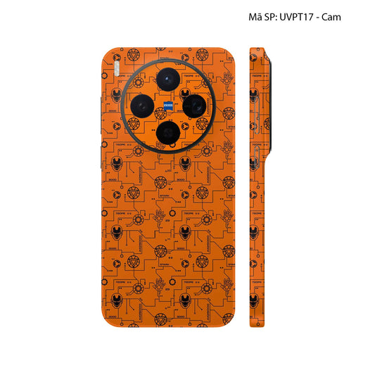 Dán Skin Vivo X300 Series Vân Nổi Iron Man | UVPT17