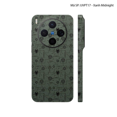 Dán Skin Vivo X300 Series Vân Nổi Iron Man | UVPT17