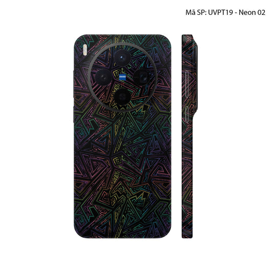 Dán Skin Vivo X300 Series Vân Nổi Neon | UVPT19