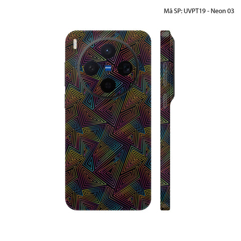 Dán Skin Vivo X300 Series Vân Nổi Neon | UVPT19