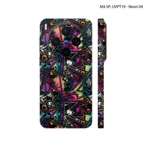 Dán Skin Vivo X300 Series Vân Nổi Neon | UVPT19