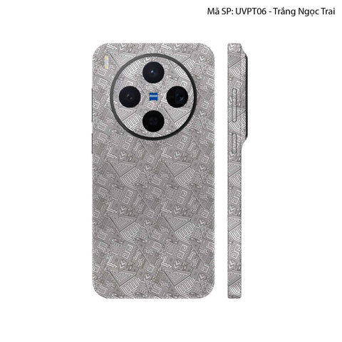 Dán Skin Vivo X300 Series Vân Nổi Pattern AZ | UVPT06