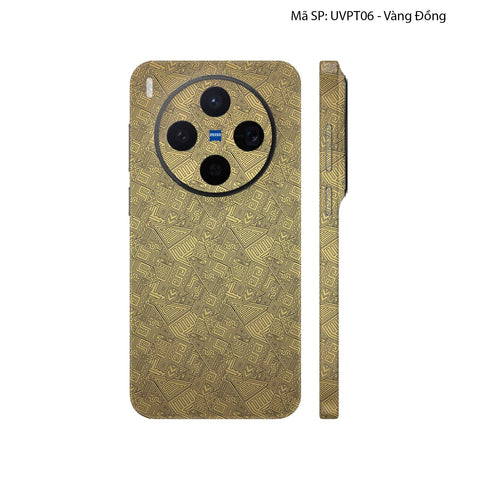 Dán Skin Vivo X300 Series Vân Nổi Pattern AZ | UVPT06