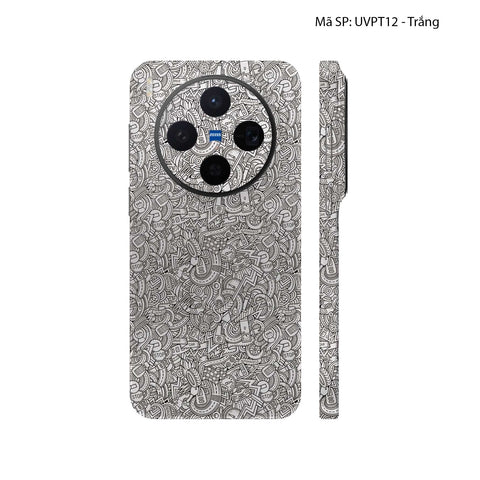 Dán Skin Vivo X300 Series Vân Nổi Pattern Cartoon | UVPT12