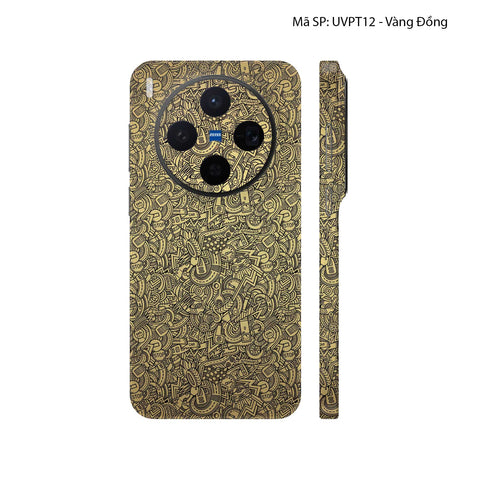 Dán Skin Vivo X300 Series Vân Nổi Pattern Cartoon | UVPT12