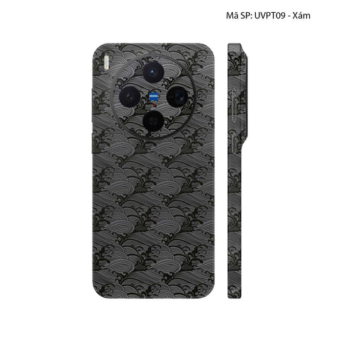 Dán Skin Vivo X300 Series Vân Nổi Pattern Wave | UVPT09
