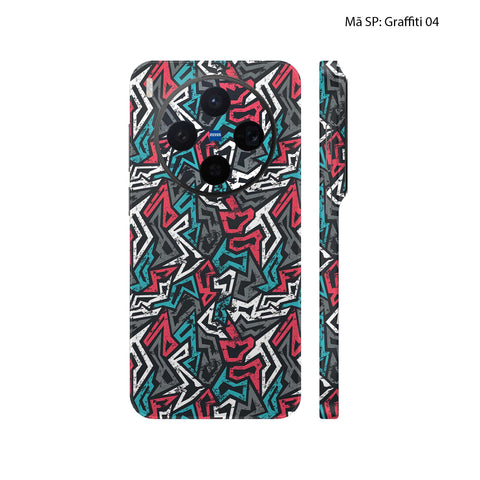 Dán Skin Vivo X300 Series Vân Nổi Graffiti | UVPT20