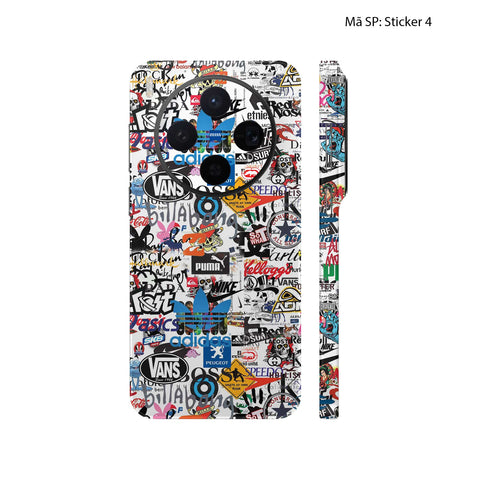 Dán Skin Vivo X300 Series Vân Nổi Sticker | UVPT22