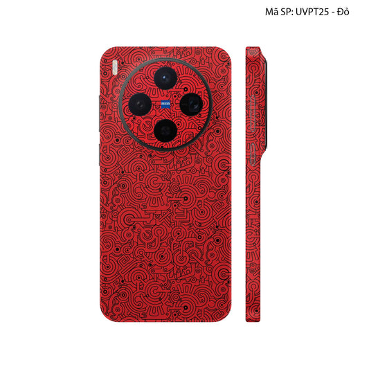 Dán Skin Vivo X300 Series Vân Nổi Pattern Machine | UVPT25