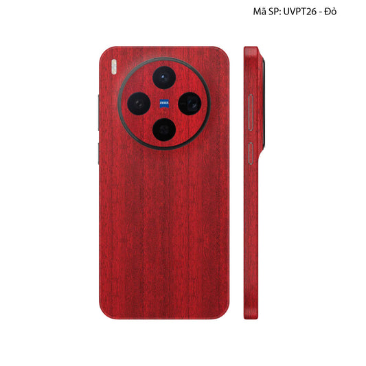 Dán Skin Vivo X300 Series Vân Nổi Pattern WOOD | UVPT26