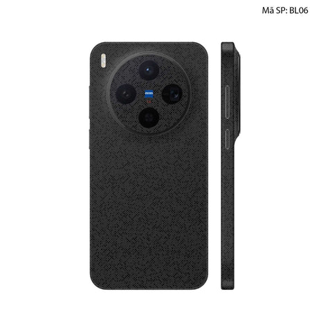 Dán Skin Vivo X300 Series Vân Nổi Pattern Black | UVPT28