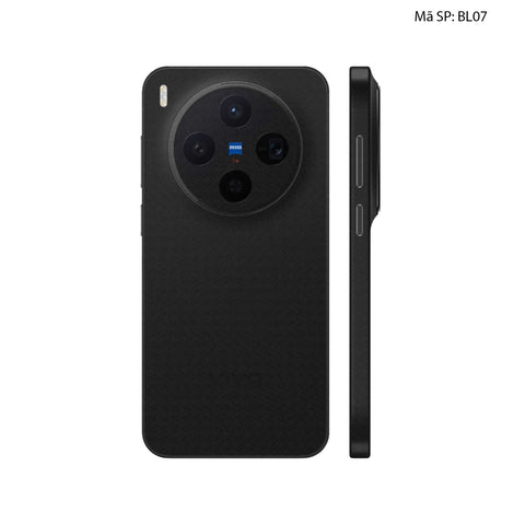 Dán Skin Vivo X300 Series Vân Nổi Pattern Black | UVPT28