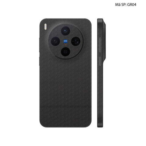 Dán Skin Vivo X300 Series Vân Nổi Pattern Grey | UVPT29