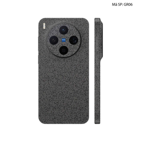 Dán Skin Vivo X300 Series Vân Nổi Pattern Grey | UVPT29